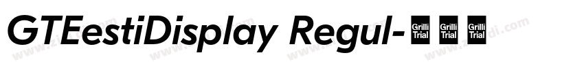 GTEestiDisplay Regul字体转换